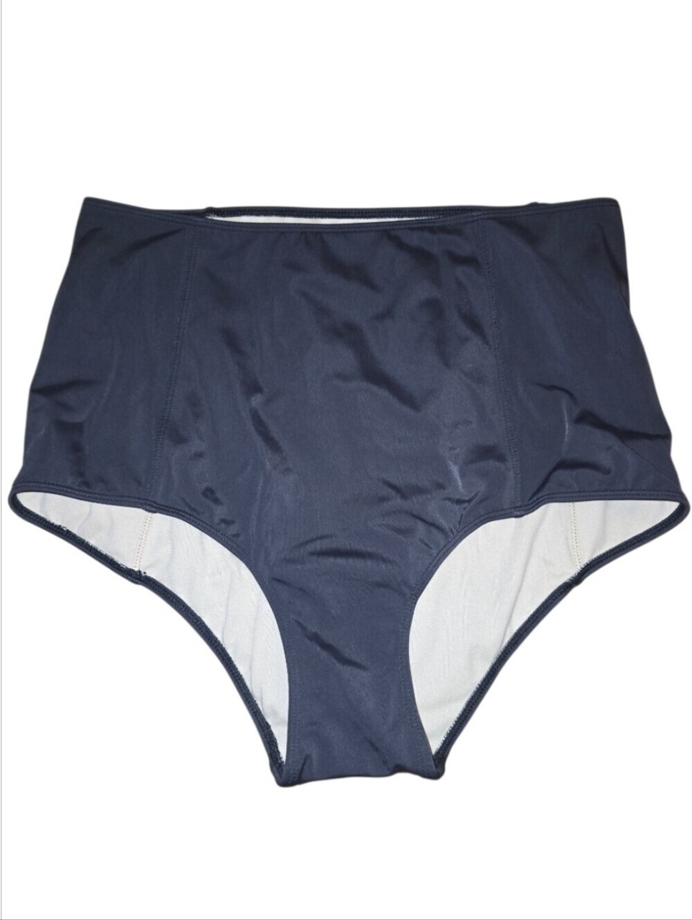 Kortni Jeane High Waisted Bikini Bottoms Black Large